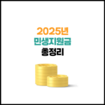 2025년 민생회복지원금 지역별 금액 및 신청 총정리